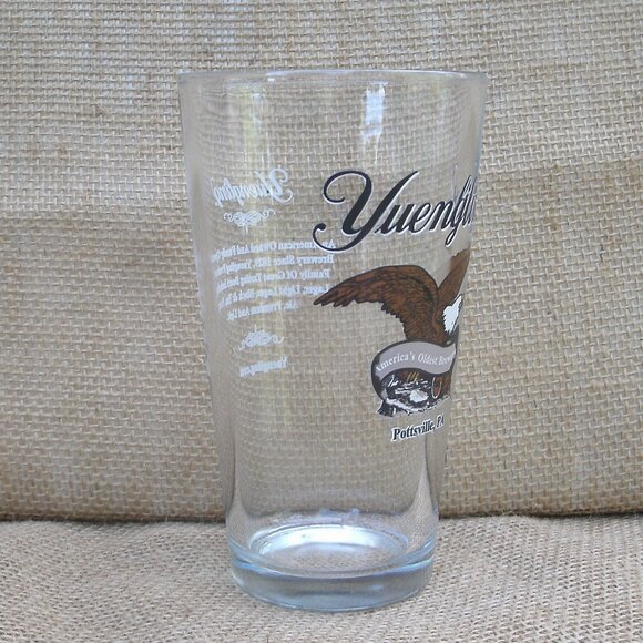 Yuengling Eagle Logo 16 oz Beer Glass - Picture 8 of 14